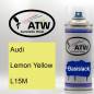 Preview: Audi, Lemon Yellow, L15M: 400ml Sprühdose, von ATW Autoteile West.